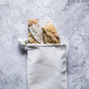 Sac à pain baguette – écru uni